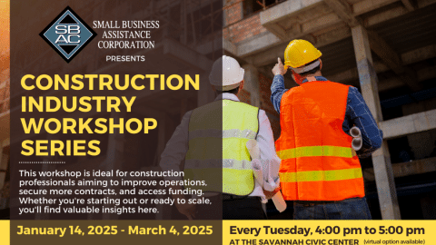 SBAC Construction INdustry Workshop Flyer header